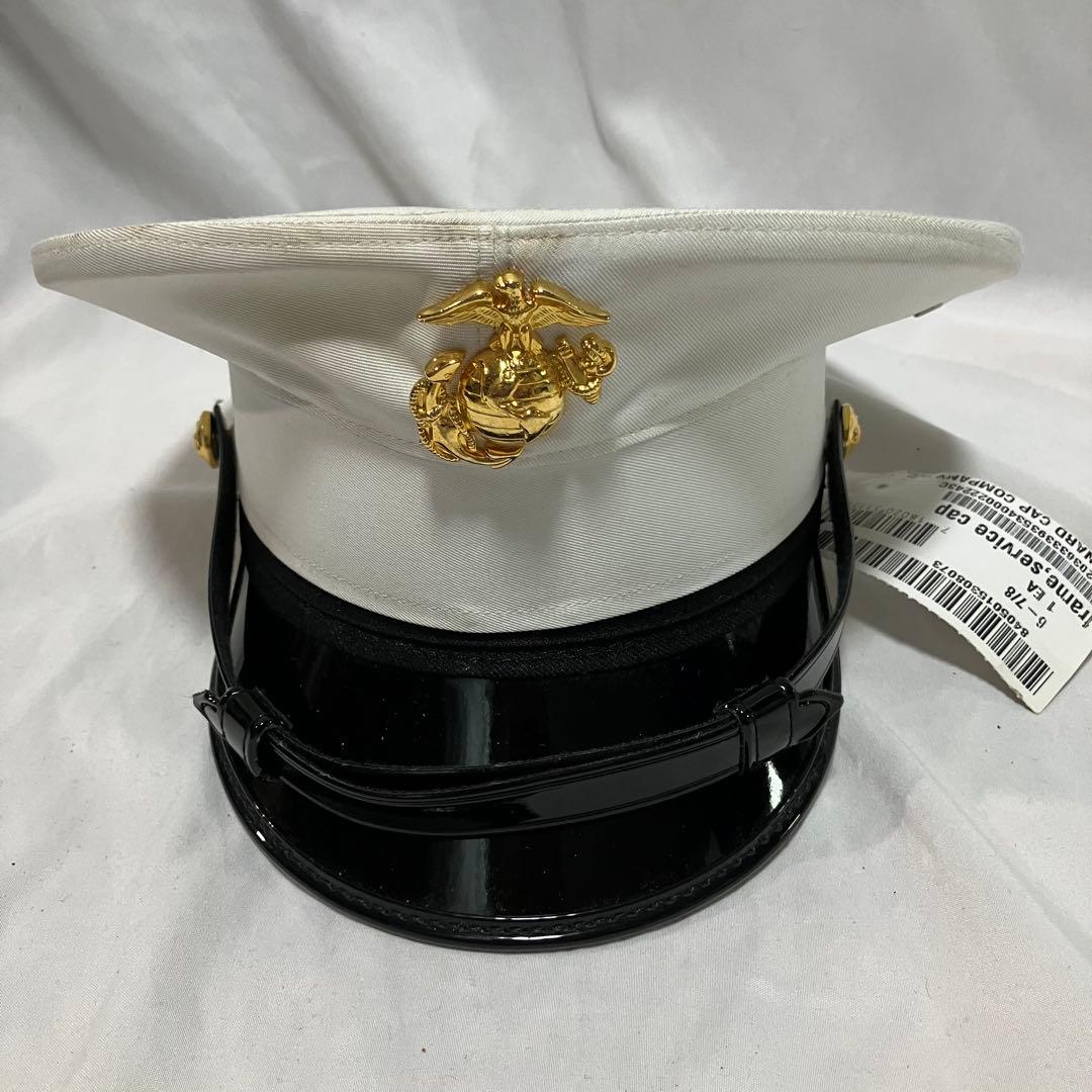 米軍 USMC 海兵隊 ドレス Cap 軍服 帽子 未使用 タグ付き 実物 官給