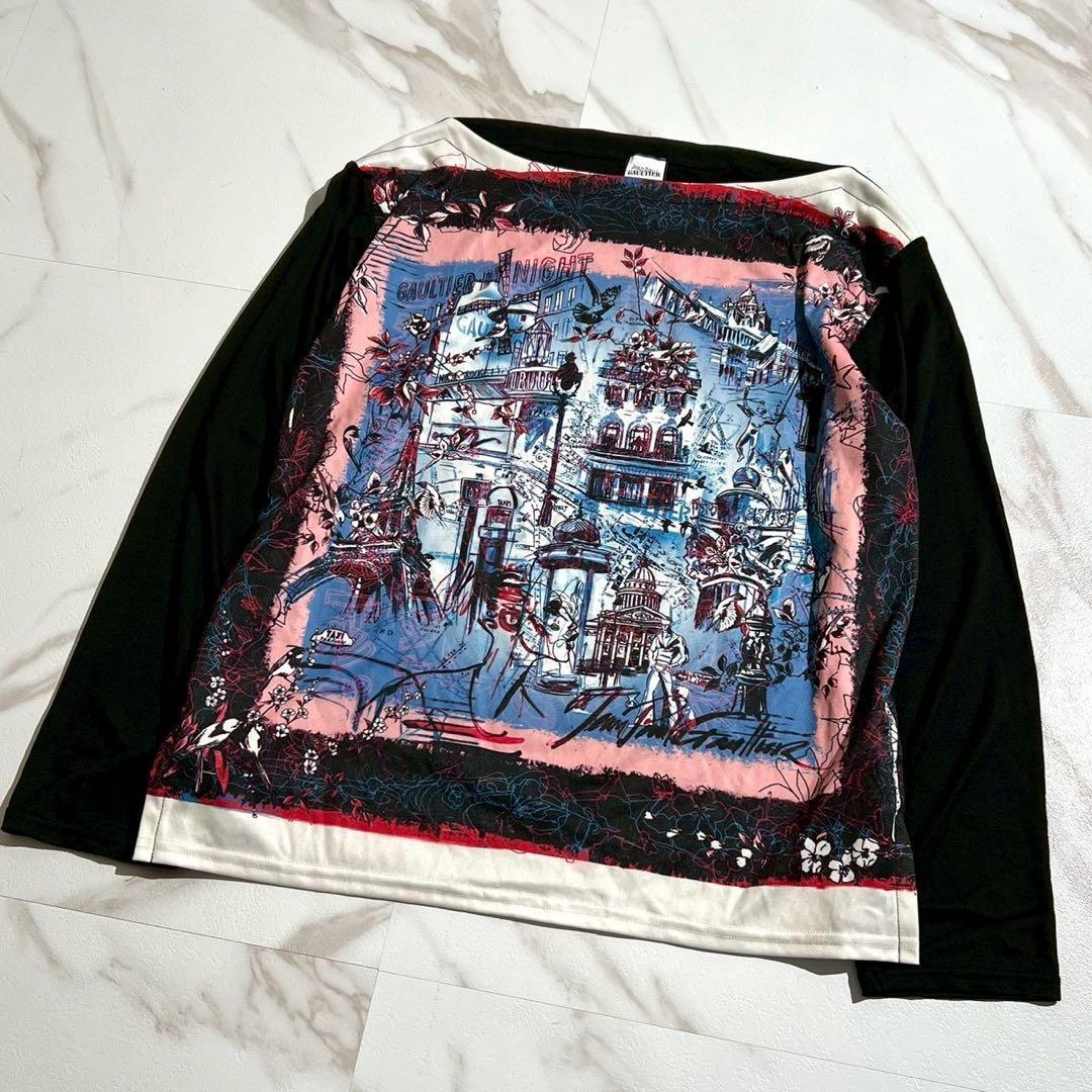 美品 ジャンポールゴルチエ レディース パワーニット ストレッチ トップス