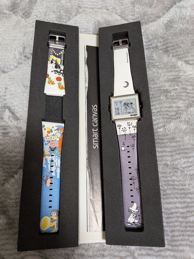 【⑨UTU】ムーミン スマートキャンバス 腕時計 スナフキン