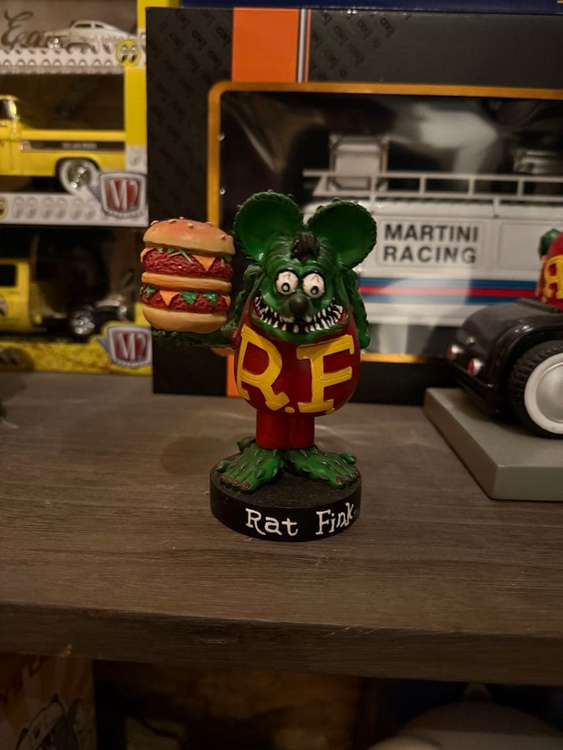 ラットフィンク ハンバーガー 新品 🇺🇸 RatFink キーリング 【ハンバーガー】キーホルダー ラット