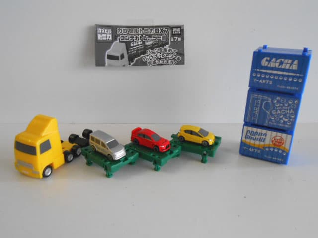 ♯Kui09Cz カプセル トミカ DX7 コンテナトレーラー編 全7種