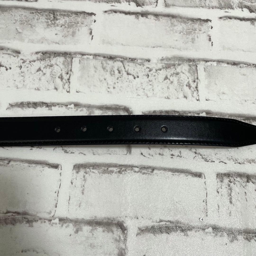 極美品✨ブルガリ ベルト スクエアバックル ハトメピン 男女兼用 ロゴ