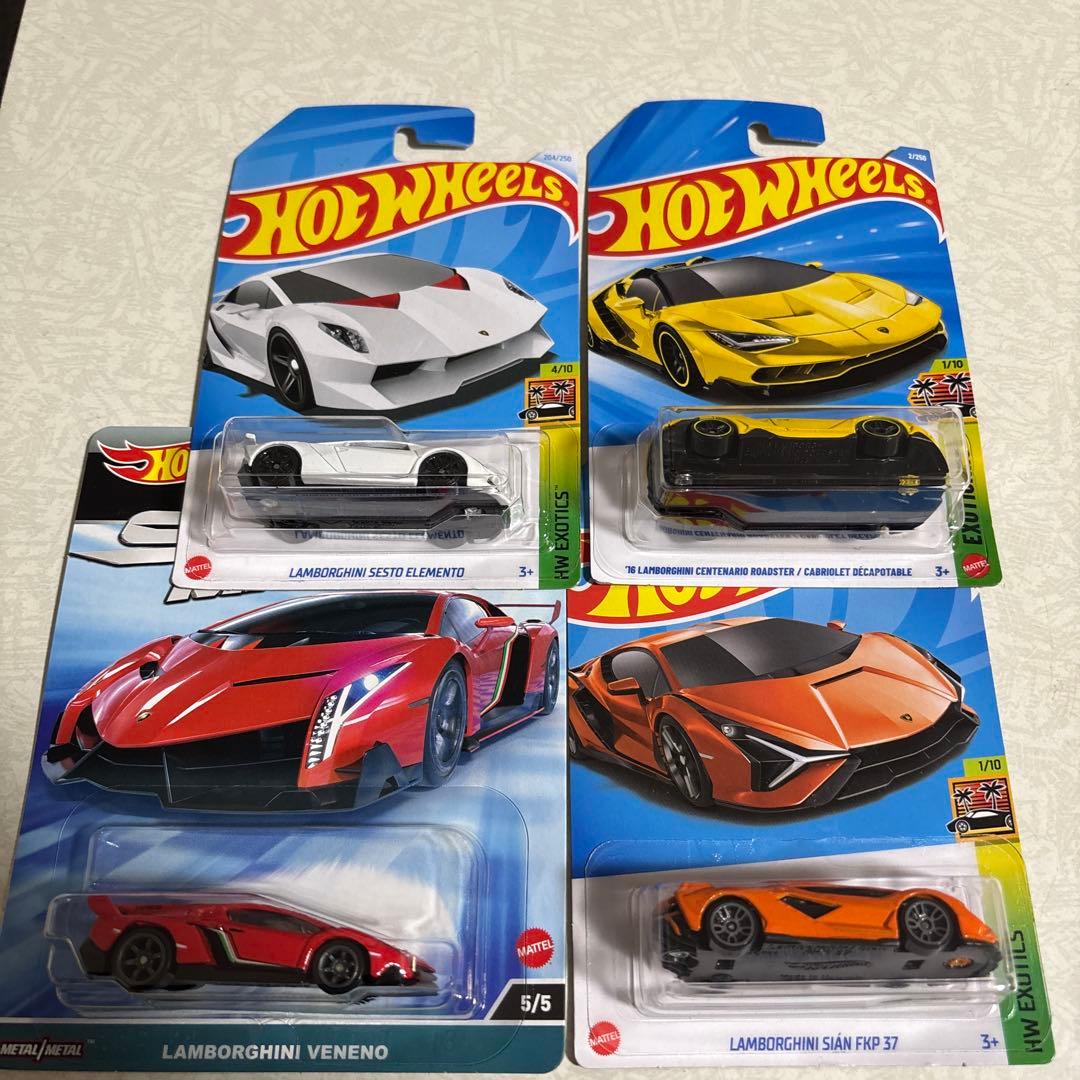 ホットウィール ランボルギーニ 4台セット まとめ - メルカリ