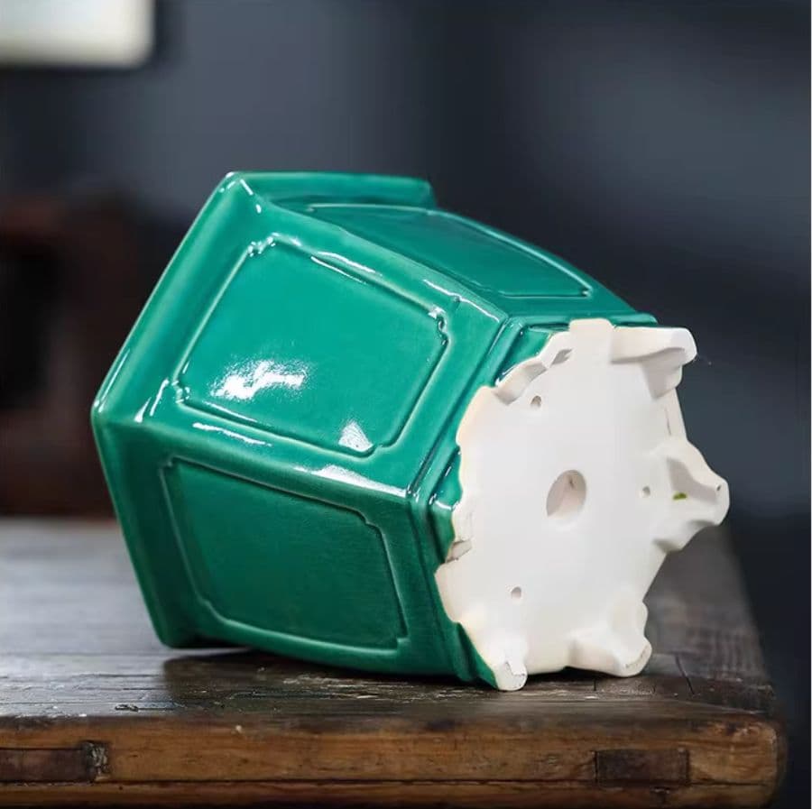 盆栽鉢 青磁鉢 山野草鉢 多肉植物 植木鉢 小品大品盆栽鉢 陶器鉢 置物