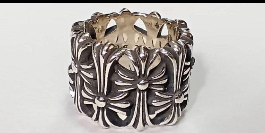 【美品】CHROME HEARTS　セメタリーリング　クロムハーツ　19号