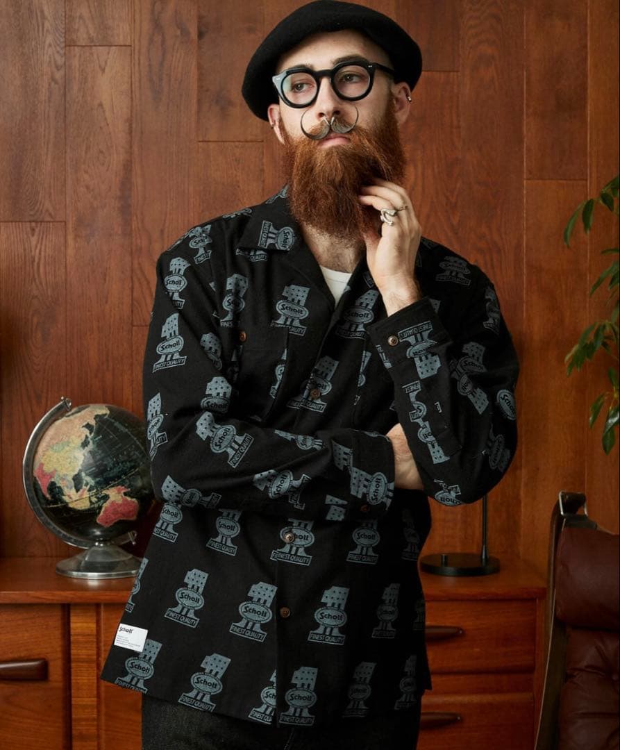 【美品】Schott ショット ナンバーワン シャツ