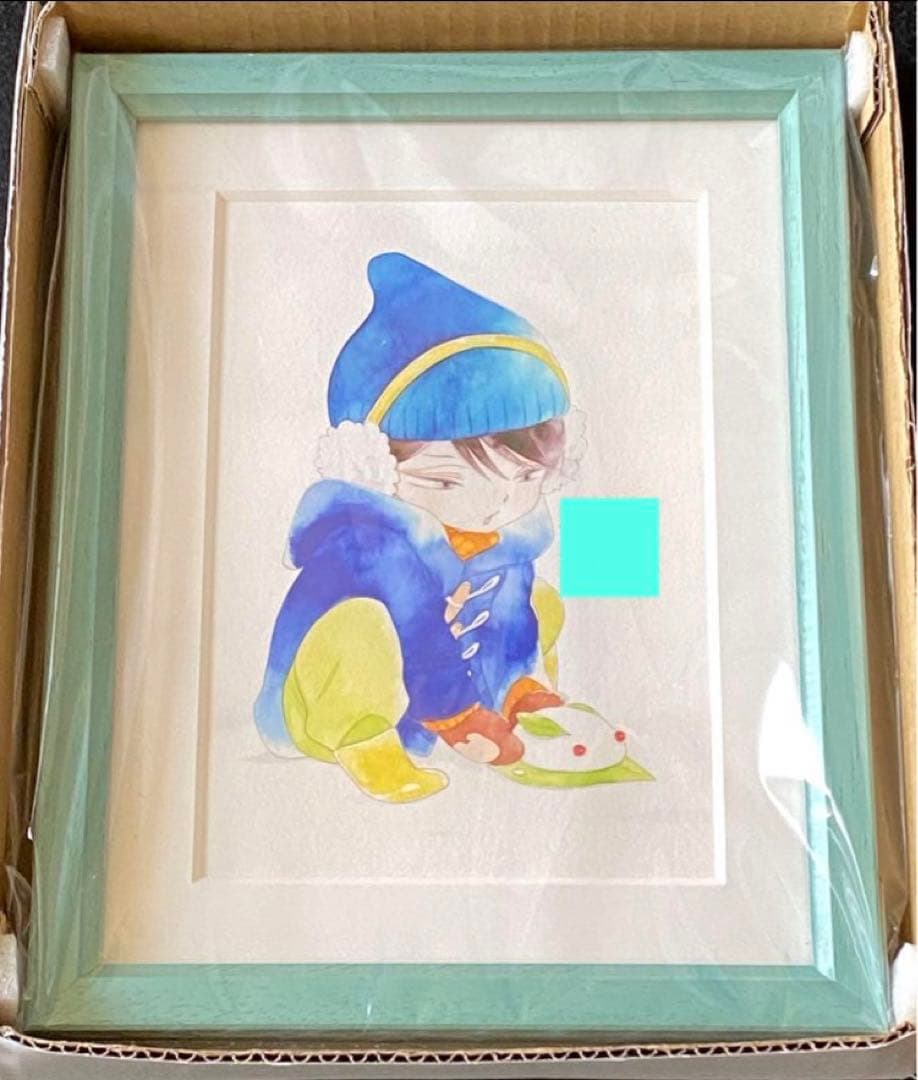 中村明日美子blanc原画展★直筆サイン入り複製原画　キッズ佐条 mariage(マリアージュ) 中村明日美子 同級生シリーズ「blanc」原画展