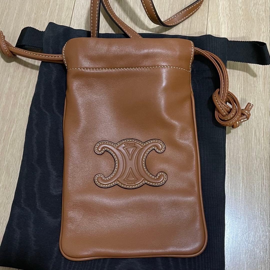 【れでぃ】CELINEセリーヌ スマホポーチ スマホミニバッグ セリーヌ スマホ バッグ ブランド スマホポーチ ハイブランド 財布