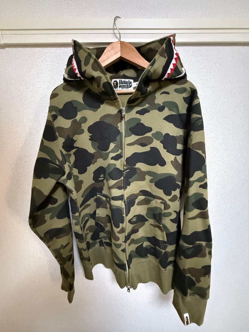 A Bathing Ape カモフラージュ フルジップパーカー Mサイズ