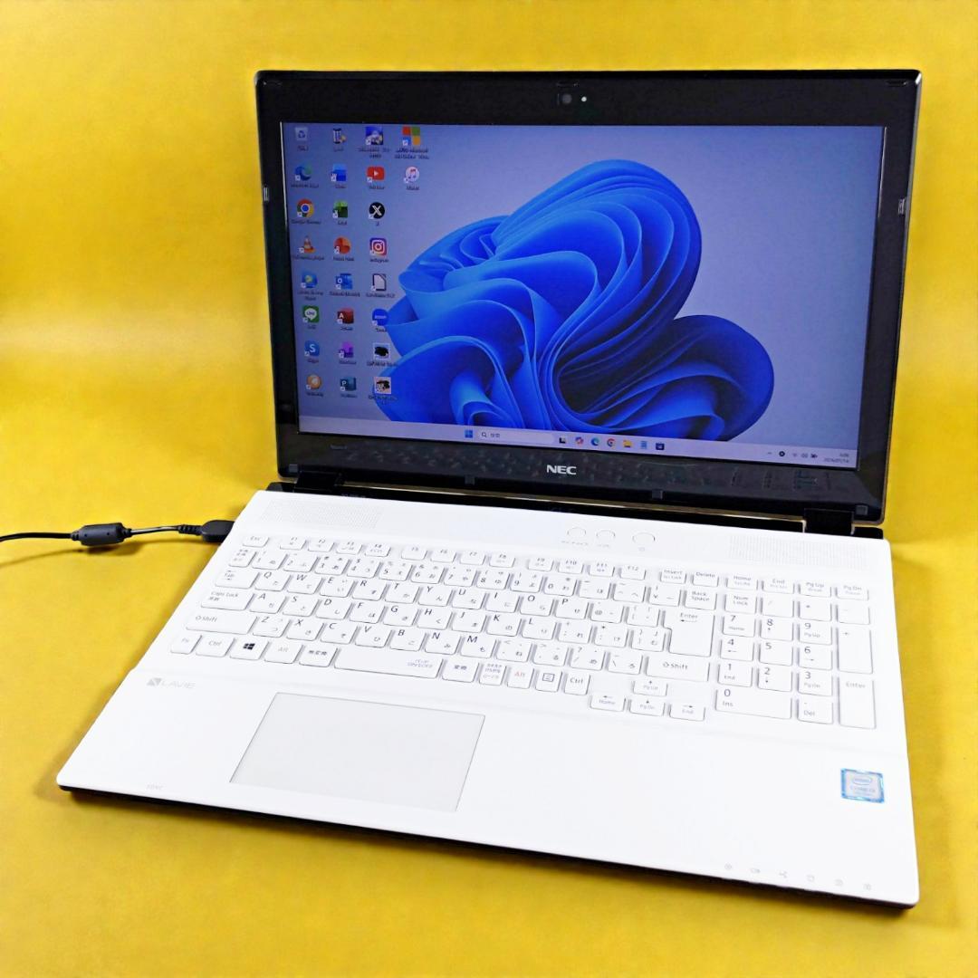 快速SSD512GB☆最新Win11☆ブルーレイ NECノートパソコン カメラ付