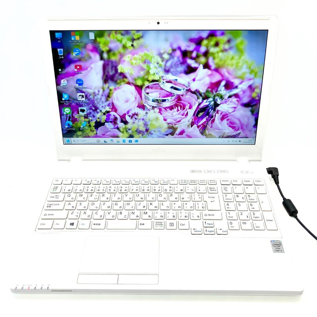 ⭕今だけ特価⭕極上美品✨ブルーレイ SSD Windows11 ノートパソコン白