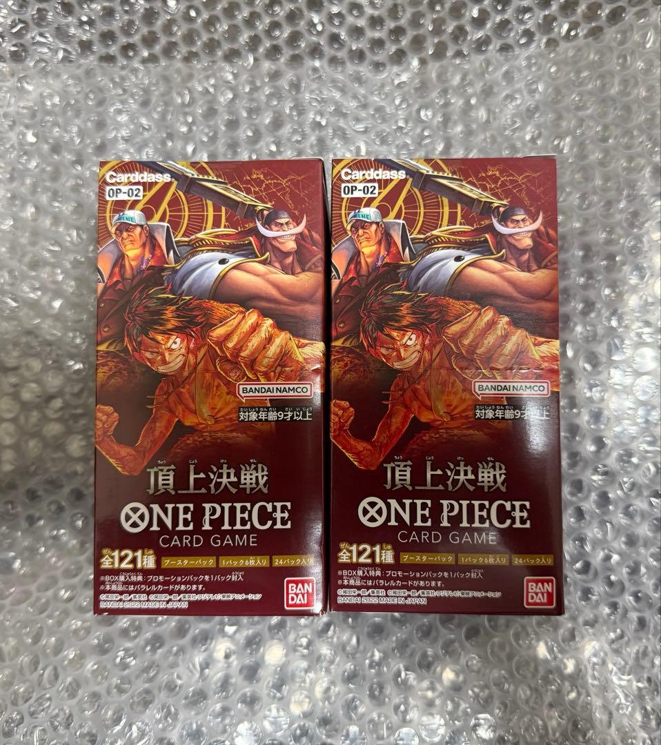 ONEPIECE カードゲーム 頂上決戦 BOX 新品未開封 テープ付き box