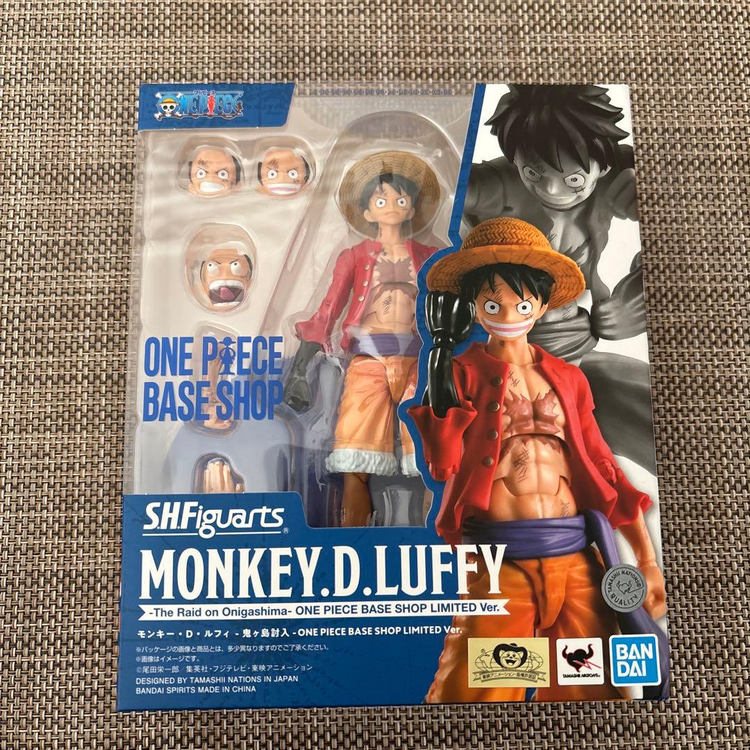 【即日発送】 S.H.Figuarts ルフィ 鬼ヶ島討入 BASESHOP限定
