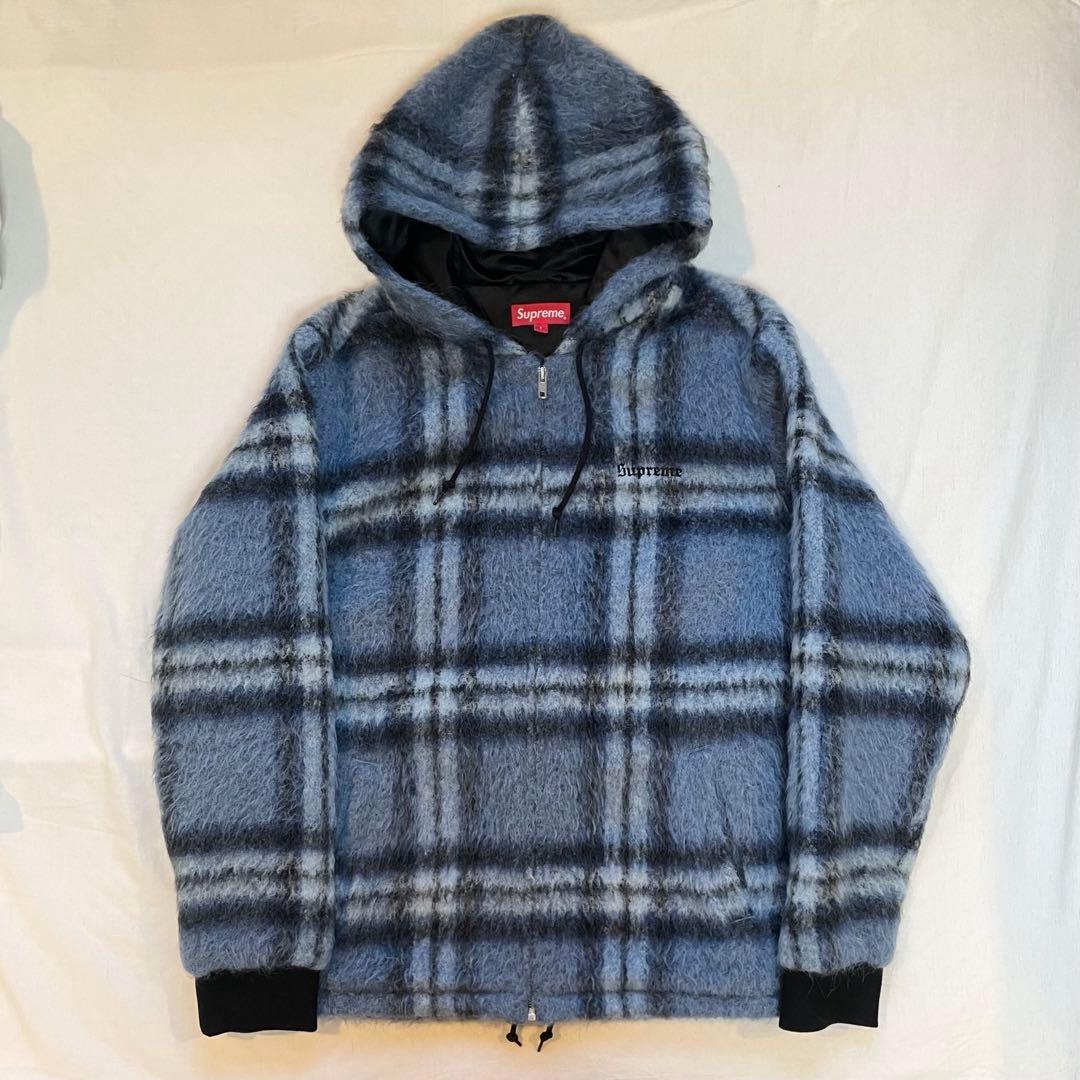 ジャケット・アウター SUPREME 16FW MOHAIR HOODED WORK JACKET