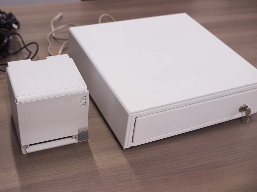 エプソン レシートプリンタ&キャッシュドロア セット売り②