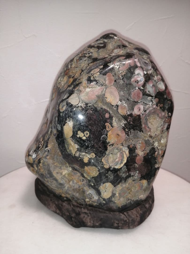 牡丹石 梅花石 3.9kg 鑑賞石 天然石 自然石 原石 - メルカリ