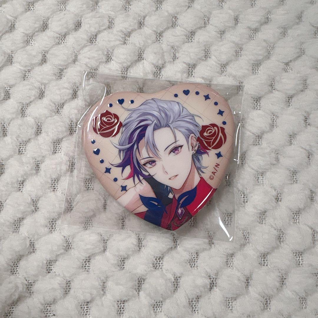 にじさんじ Rose Valentine ハート缶バッジ 不破湊 - メルカリ