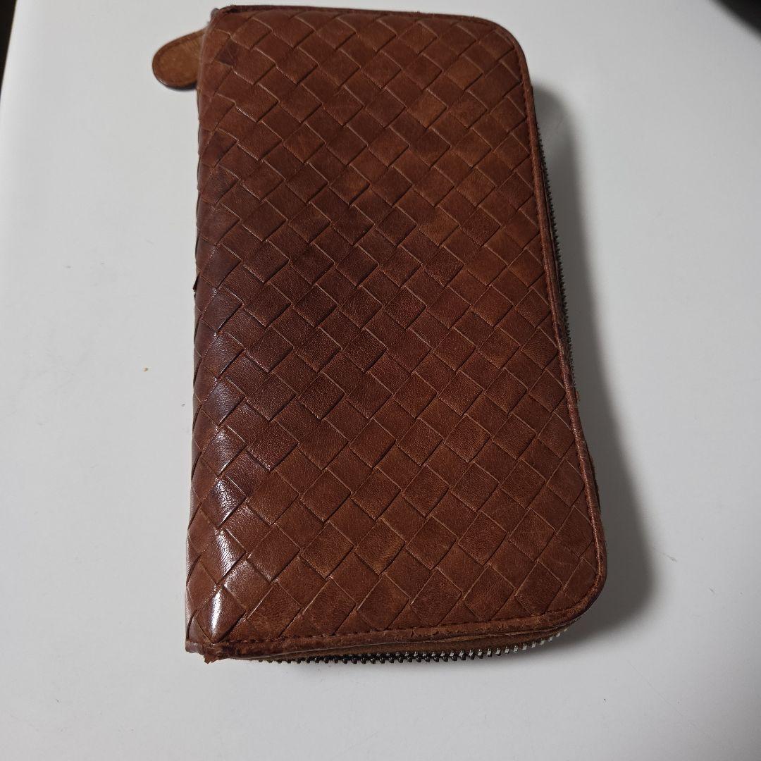 ボッテガヴェネタ 長財布 ラウンドファスナー イントレチャート - メルカリ