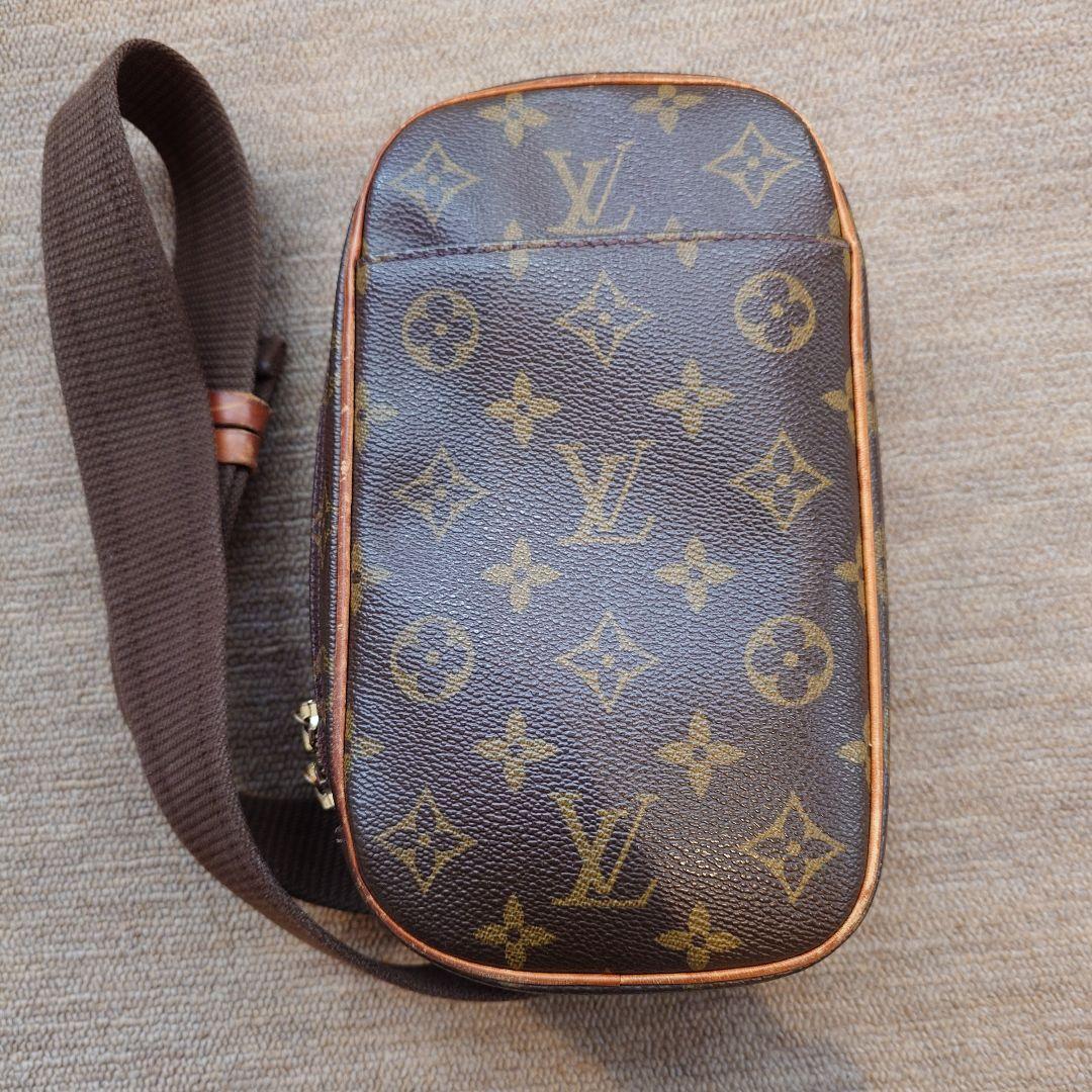 ルイヴィトン　LOUIS VUITTON　ポシェットガンジュ　モノグラム