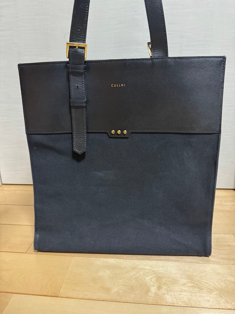 CULLNI BG-045 レザーベルトトートバッグ