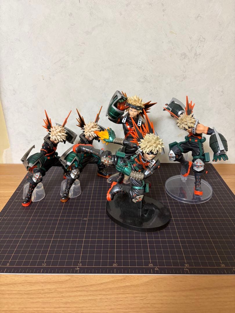 僕のヒーローアカデミア 爆豪勝己 フィギュア5体