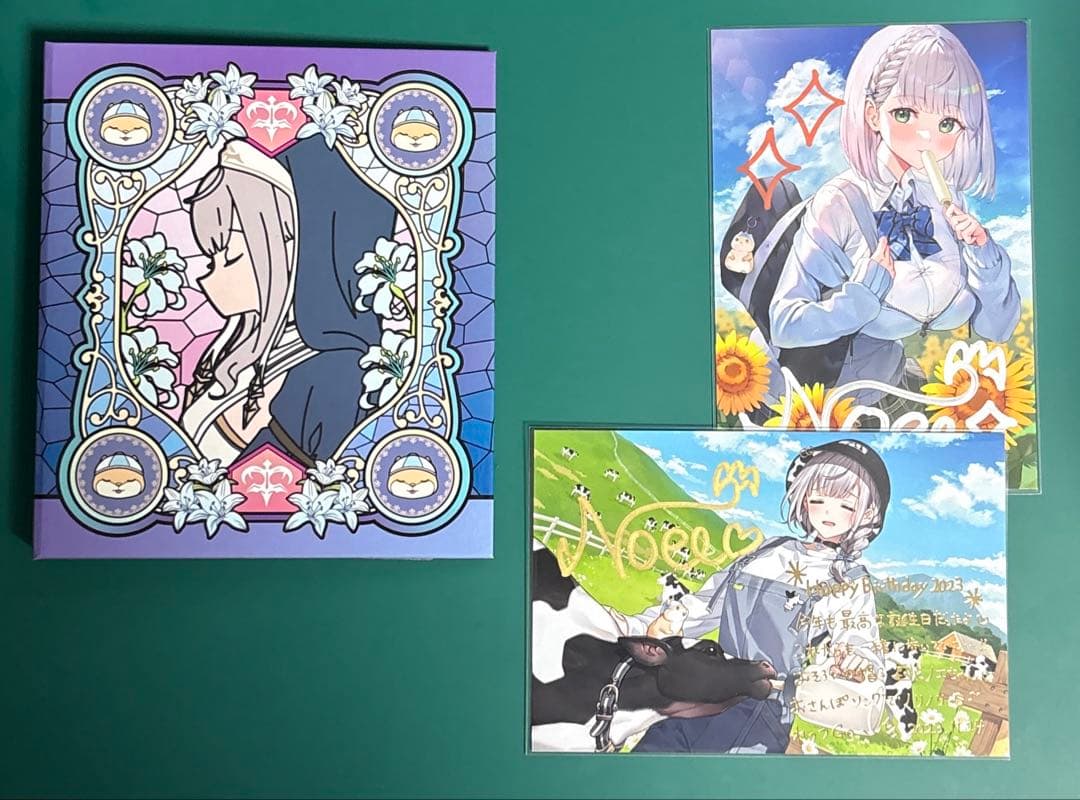 ホロライブ 白銀ノエル サイン入りポストカード