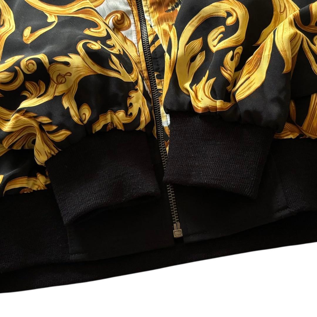 VERSACE リバーシブルサテンボンバージャケット A005 - メルカリ