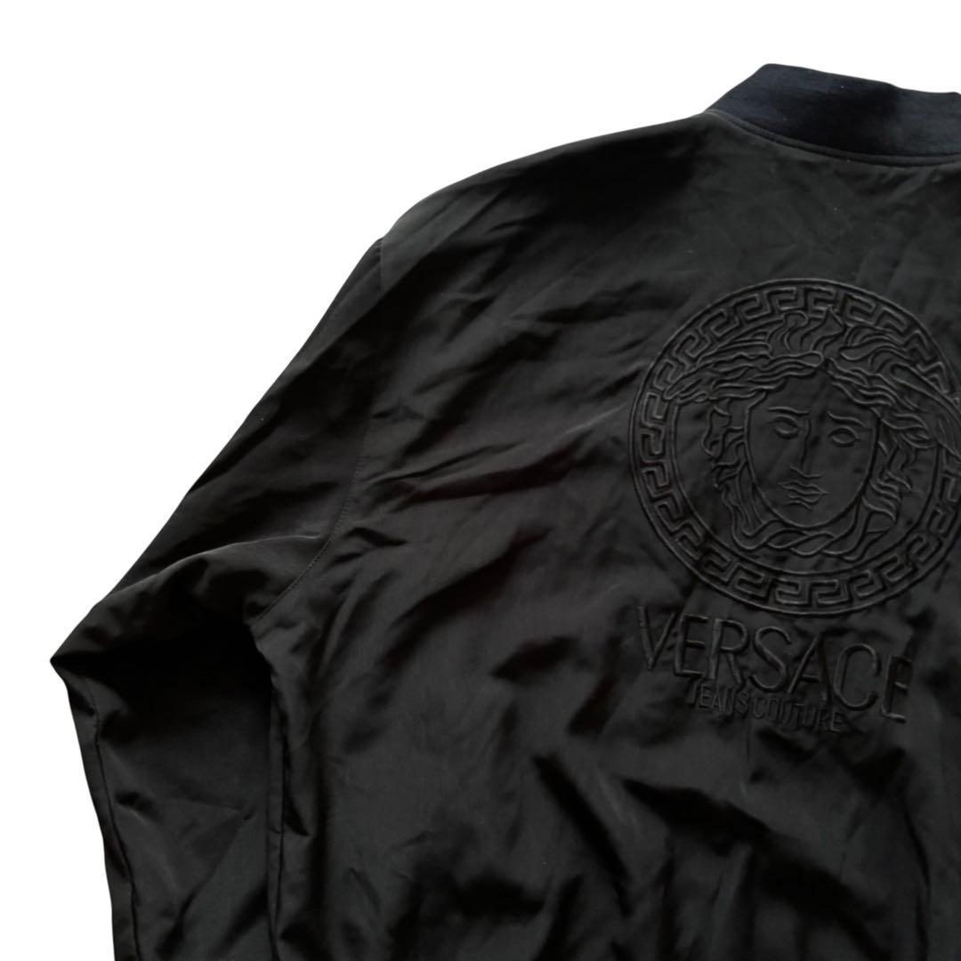 VERSACE リバーシブルサテンボンバージャケット A005 - メルカリ