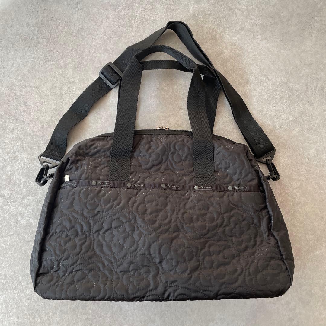 【新品同様】レスポートサック　パフィーブロッサムズボストンバッグ　ハンドバッグ