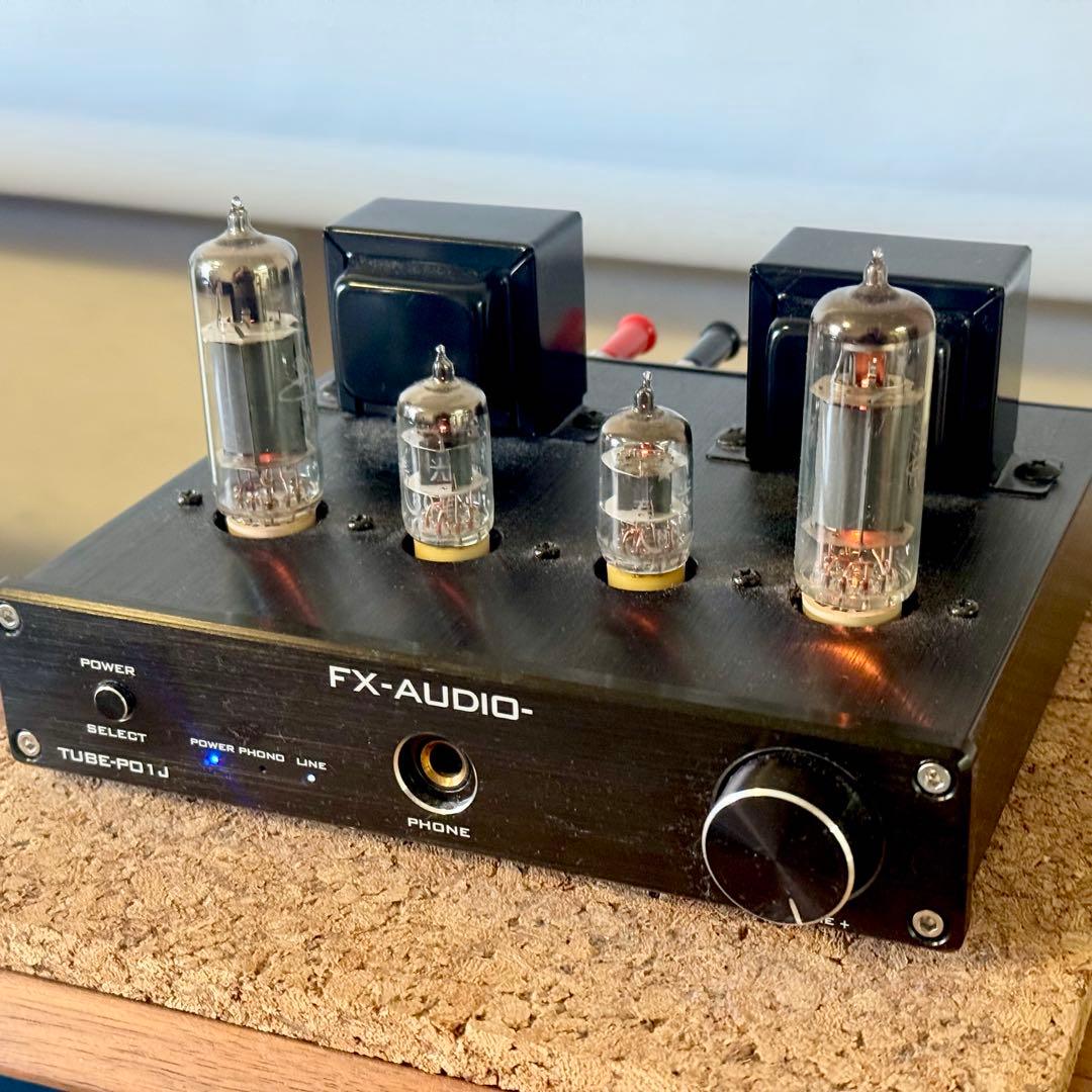 FX-AUDIO TUBE-P01J 真空管アンプ ※やや難あり Amazon | [即納]FX-AUDIO- TUBE-P01J[ブラック]【チューニングモデル