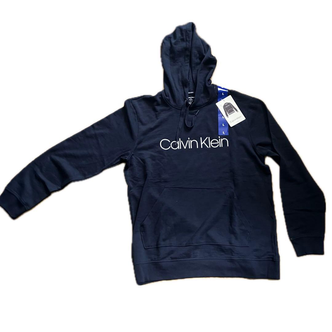 カルバンクライン ck メンズパーカー ジョガーパンツ セット ネイビー