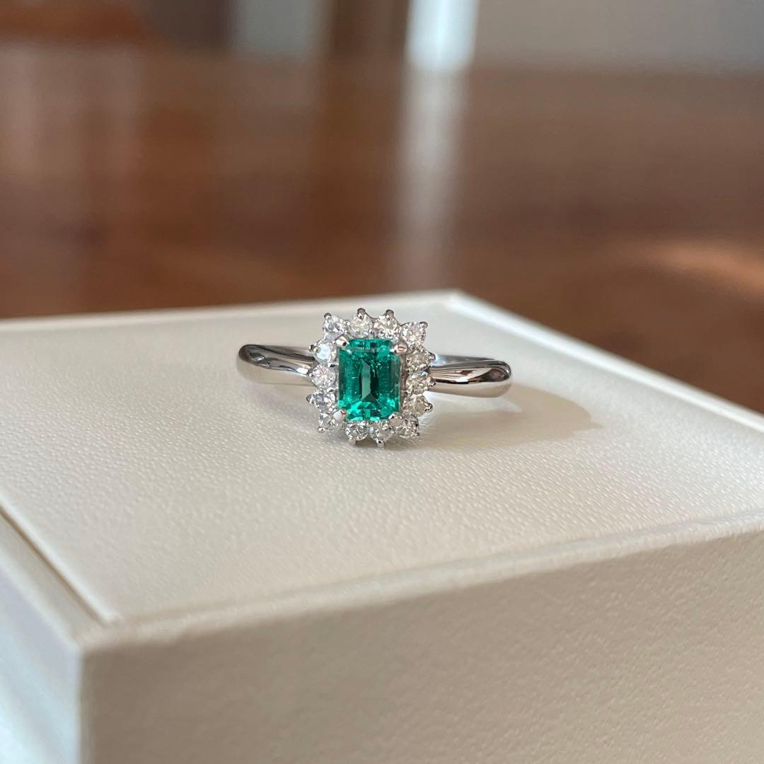 エメラルド♡ダイヤモンドリング