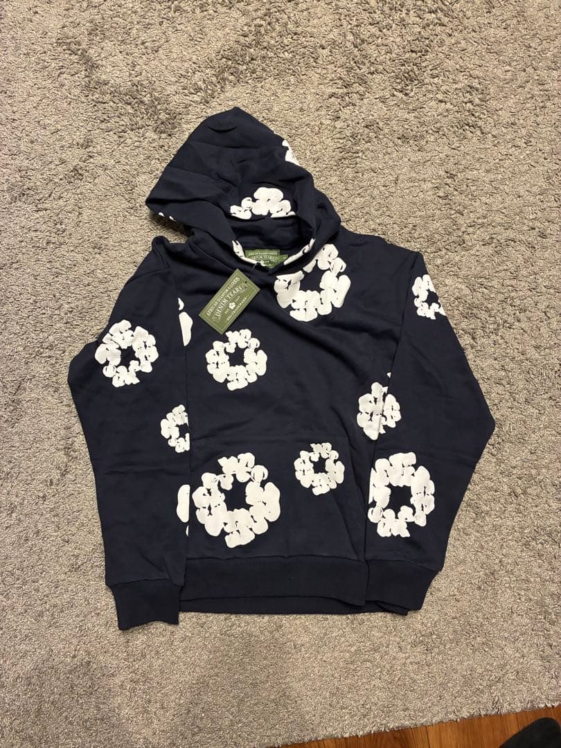 トップス Denim tears hoodie dark blue (S size)