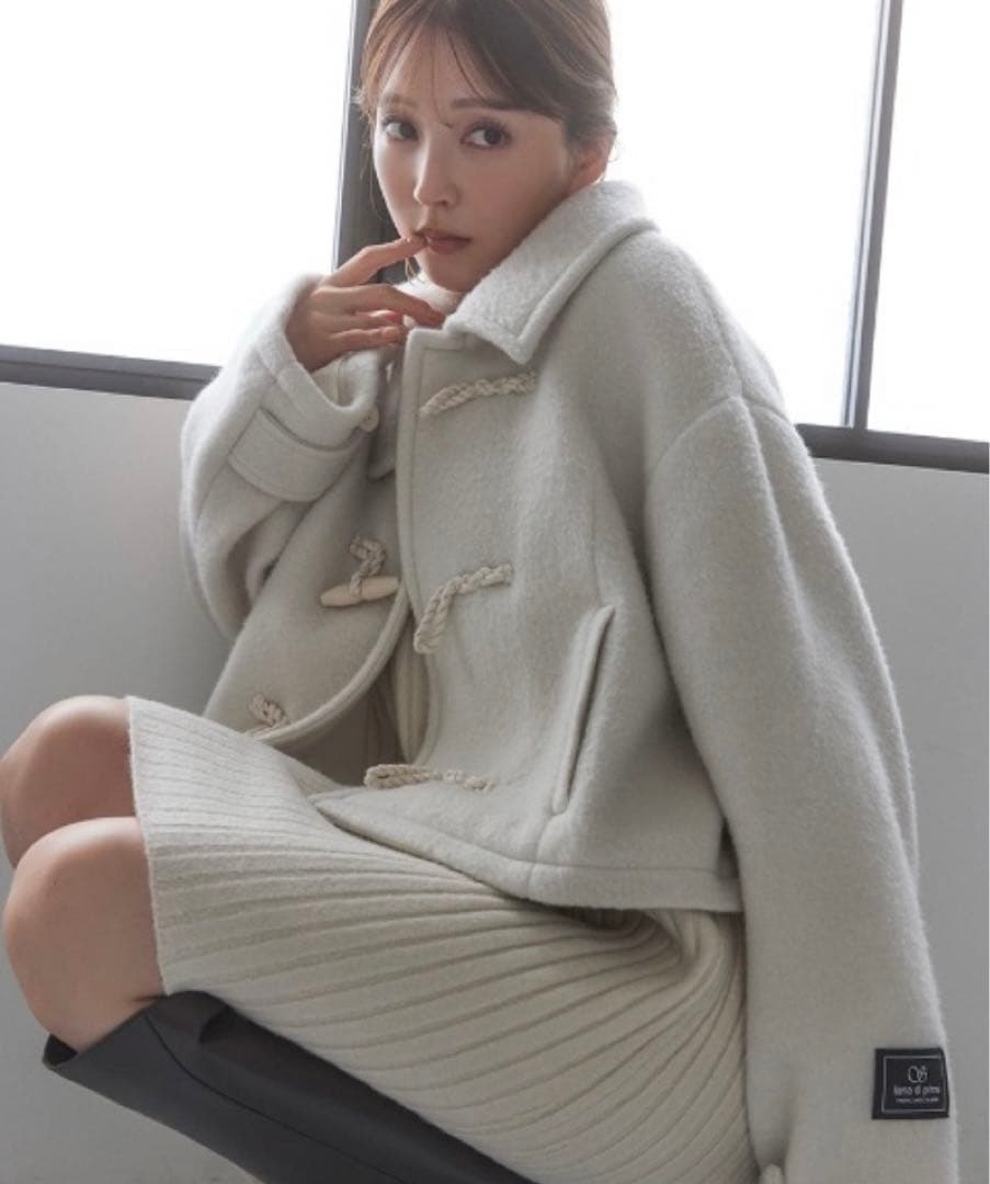 【未着用・タグ付き】snidel ウールシャギーショート ダッフル コート