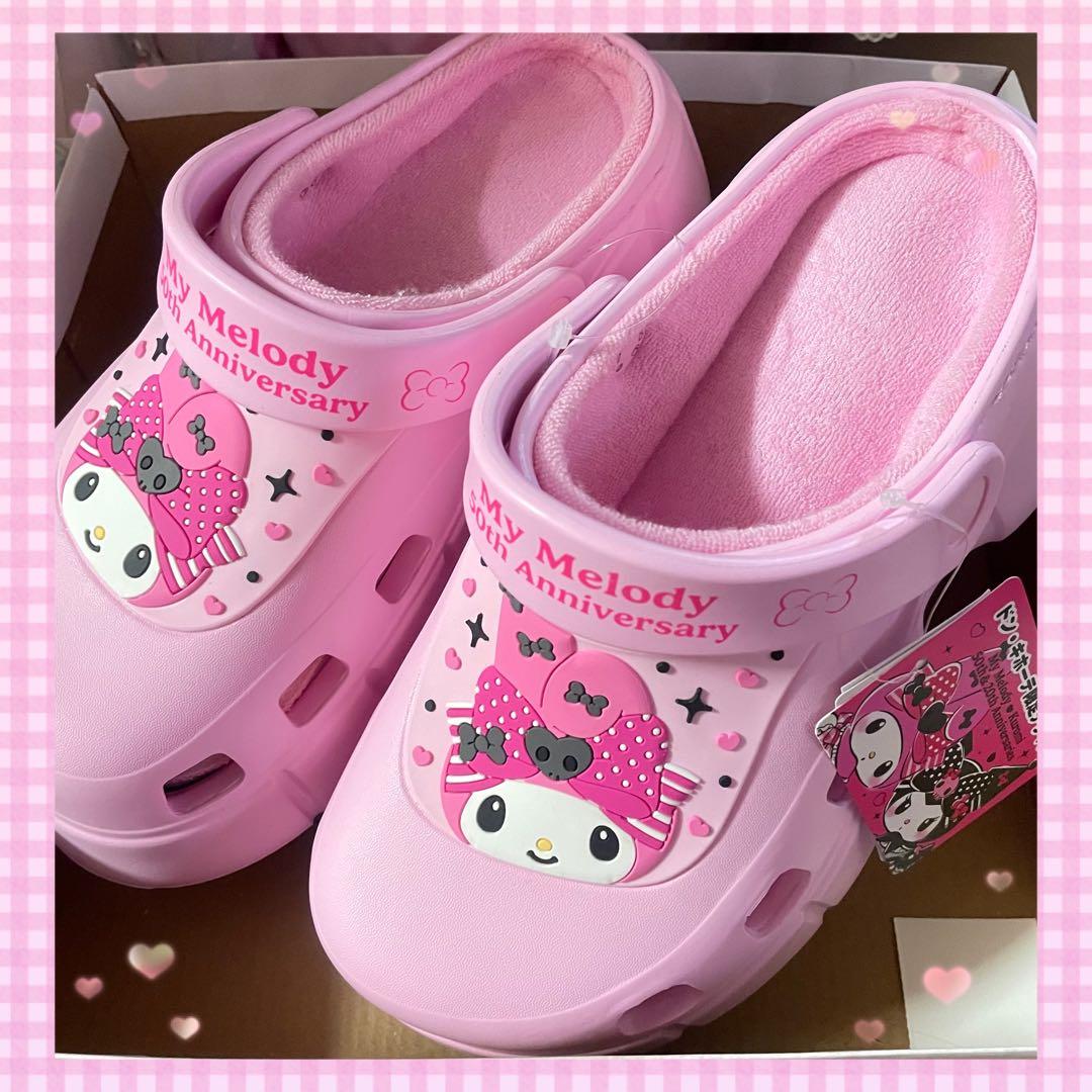 ドンキ マイメロ サンダル サンリオ ピンク クロックス スリッパ