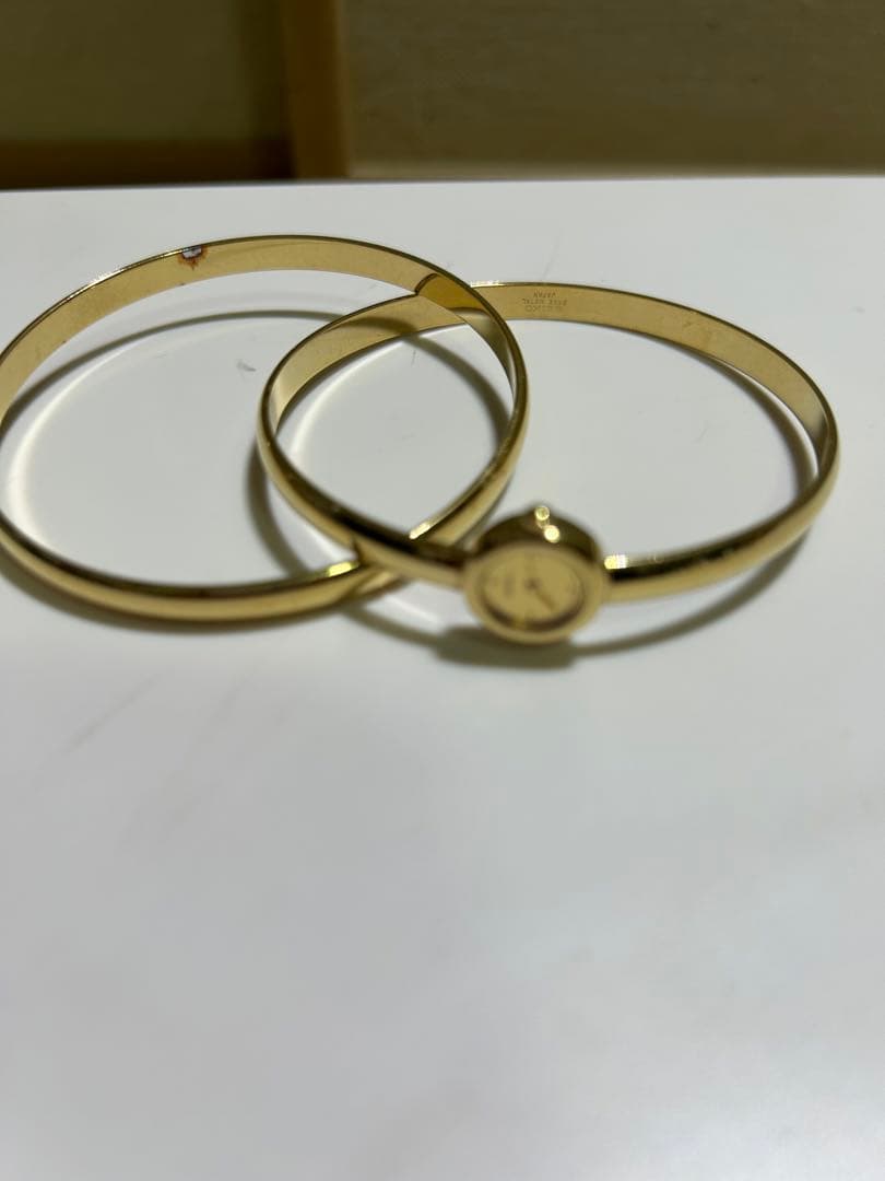 SEIKO ゴールド バングル時計