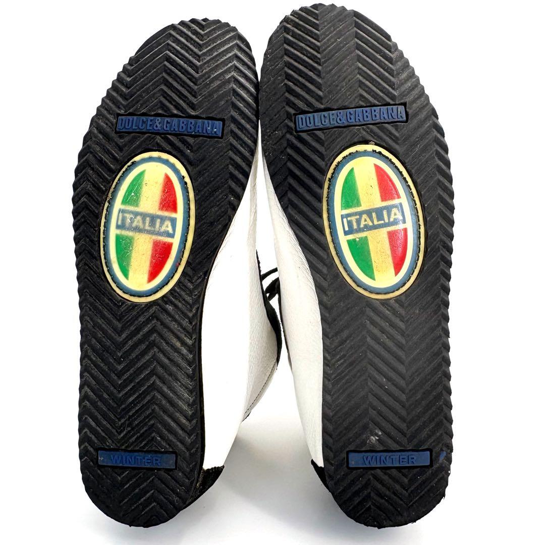 ドルチェ&ガッバーナ ハイカットスニーカー レザー シェリーライン