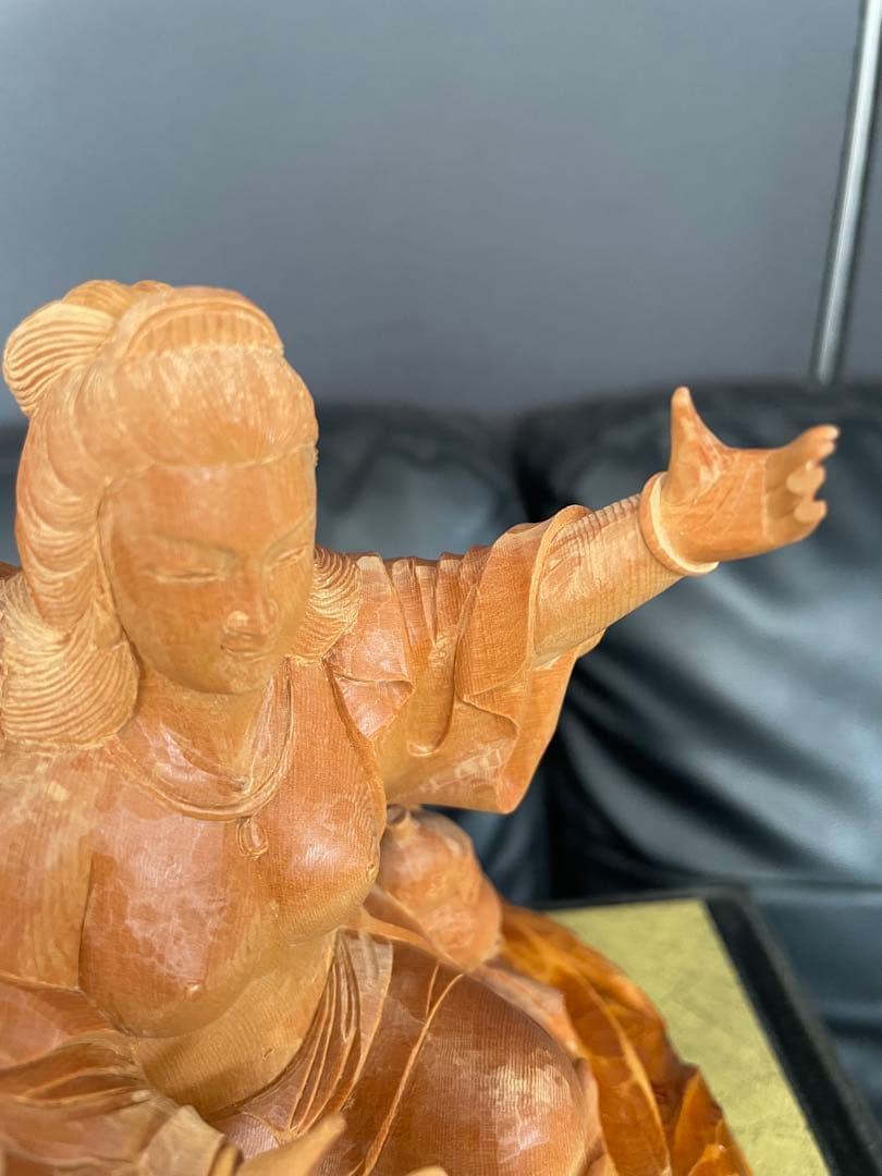 木彫り置物 秘宝陰陽和合像（いんようわごうぞう）子宝 夫婦円満 縁起物　ヌード