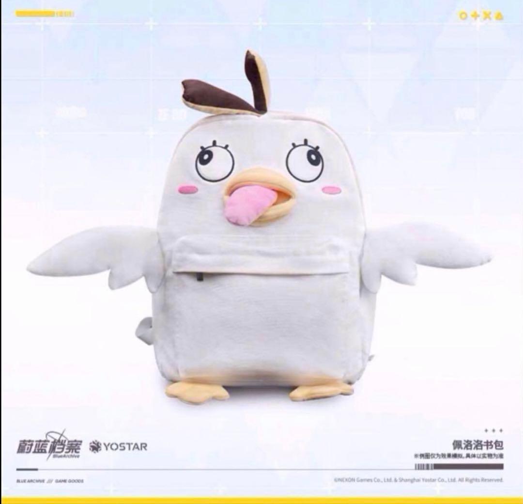 中古】ブルアカ ペロロ リュック 中国限定 公式グッズ ブルー