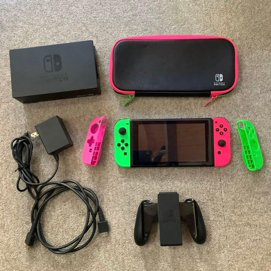 【ジャンク】Nintendo Switch 本体　MicroSD 64gb付き