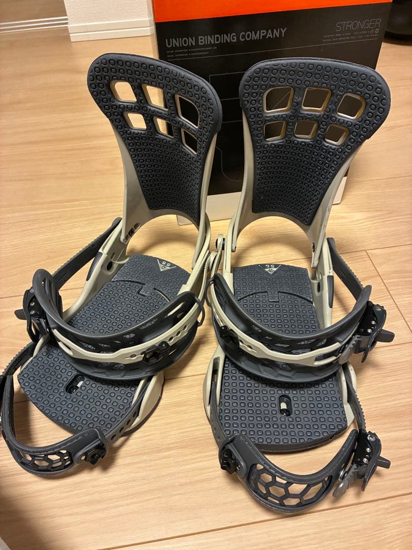 UNION スノーボード ビンディング グレー/ブラック　M