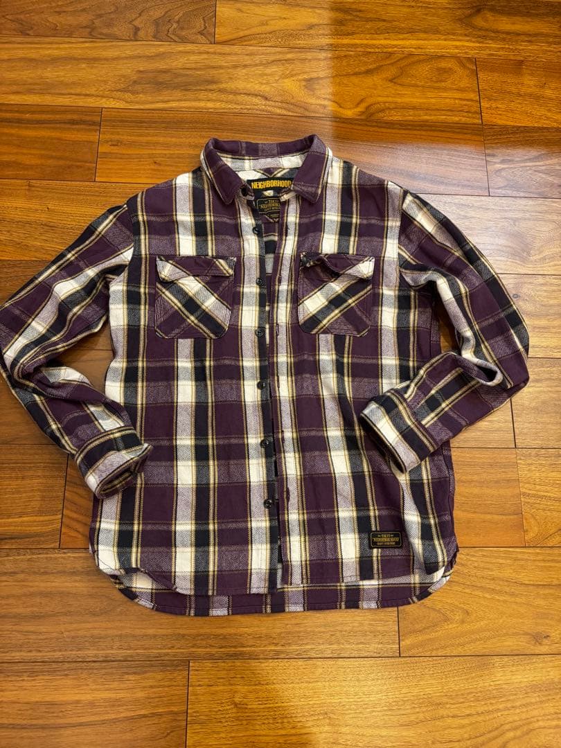 neighborhoodネルシャツ美品✨