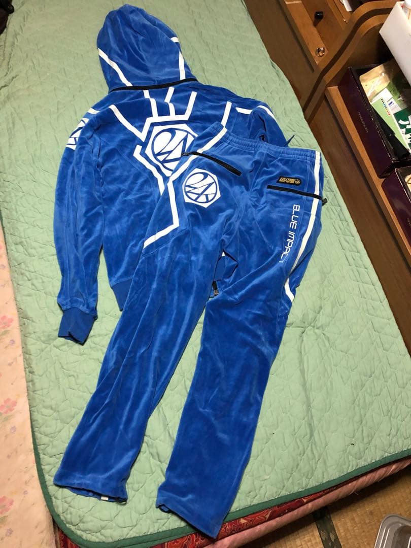 24karats 三代目JSB セットアップ ジャージ 青 ブルー サイズL - メルカリ