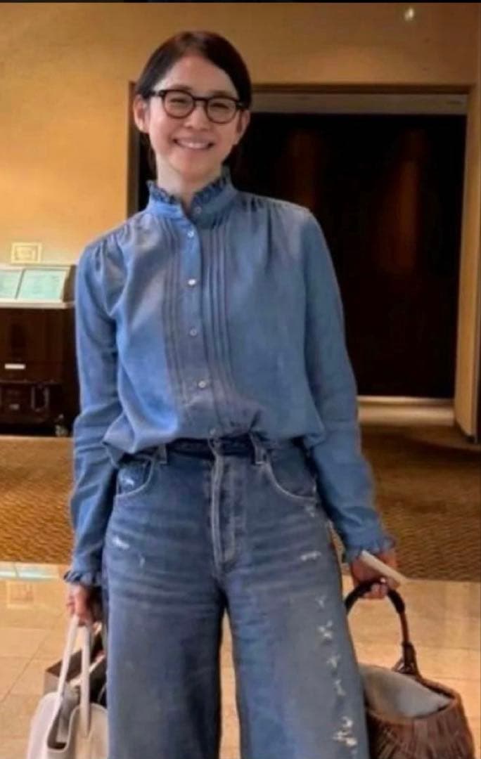 シンメ SINME スカラエンブロイダリーシャツ