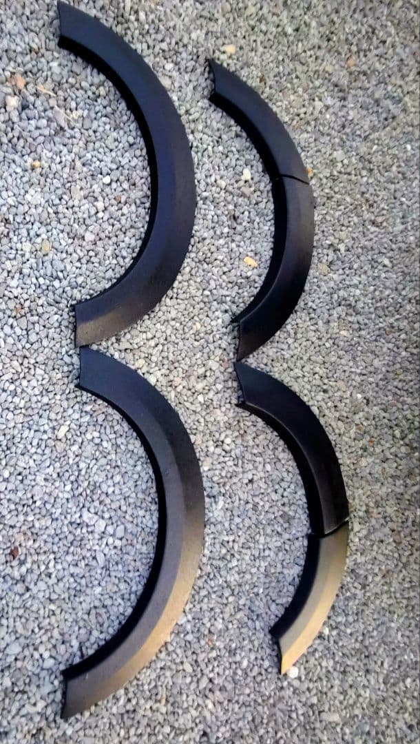 デリカ D:5 D5 オーバーフェンダー 9ミリ 安心のFRP製 前期