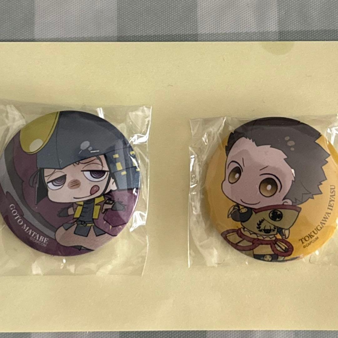 戦国BASARA まめバサ 缶バッジ 後藤又兵衛 徳川家康 - メルカリ