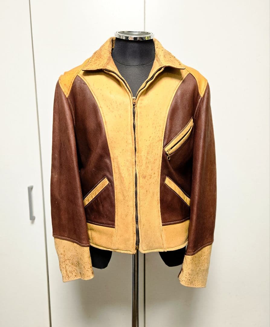 J*K様 40年代 H.T. Hendrick バックスキン レザー スポーツジ