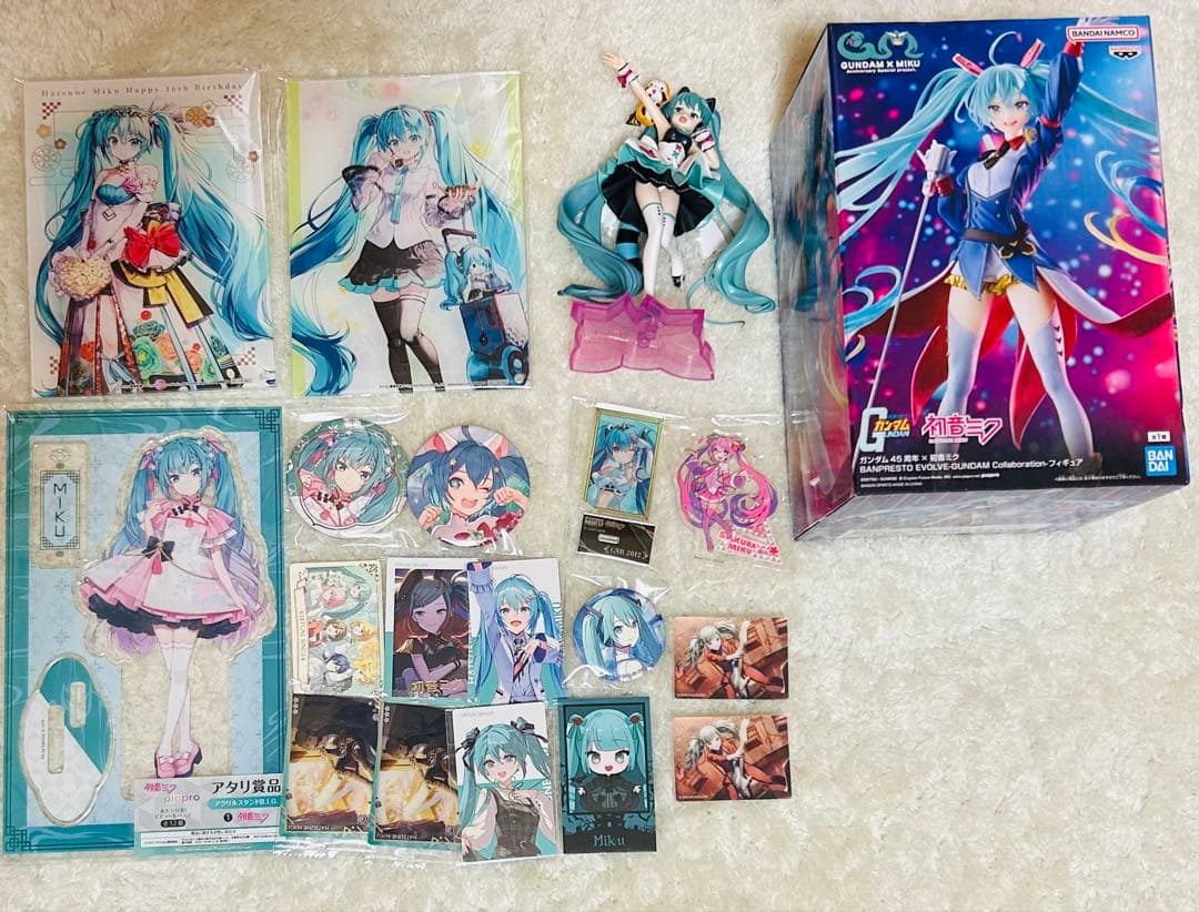 初音ミク 16周年 感謝祭 タイトーくじ ガンダム ラスカル piapro