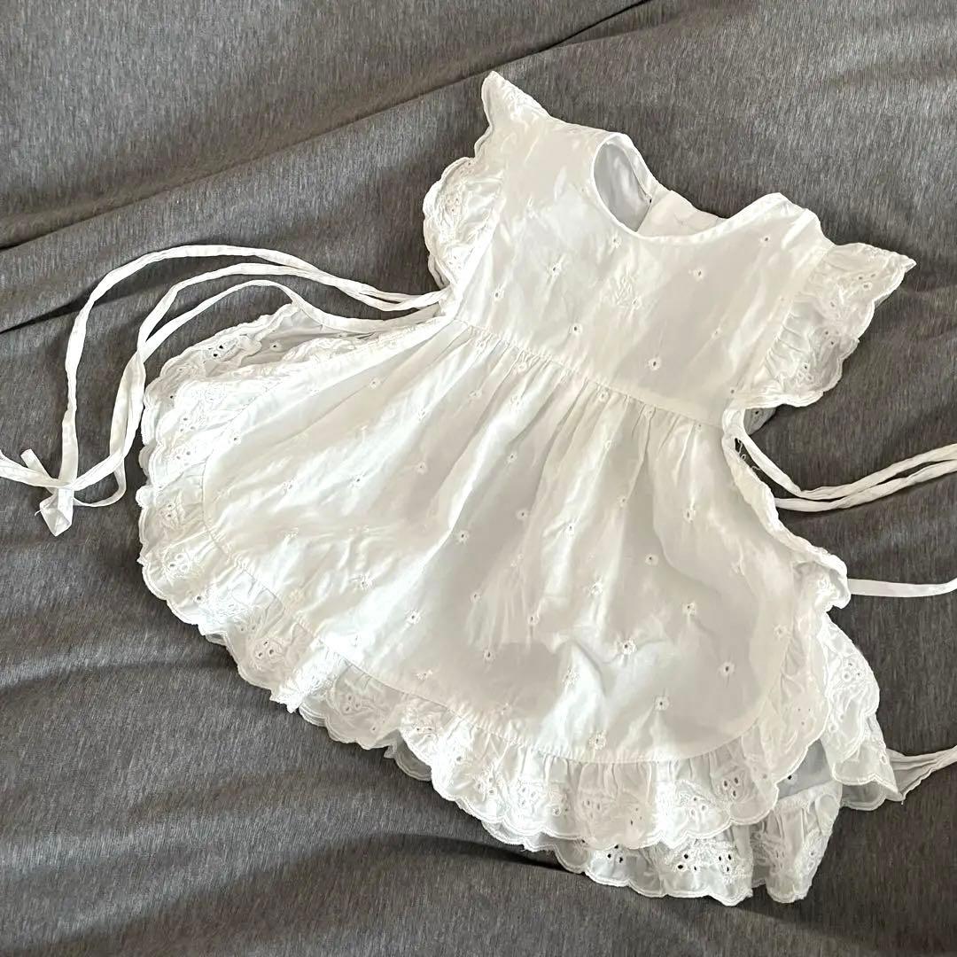 ヴィンテージドレス、ネコちゃんベスト２点おまとめです