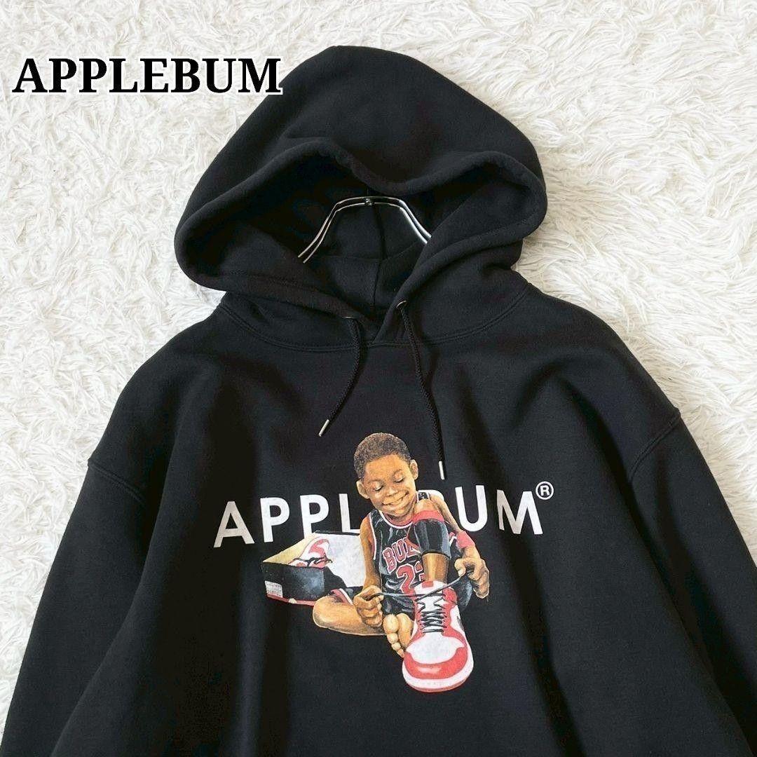 即完売品✨APPLEBUM アップルバム　パーカー　シカゴボーイ　黒